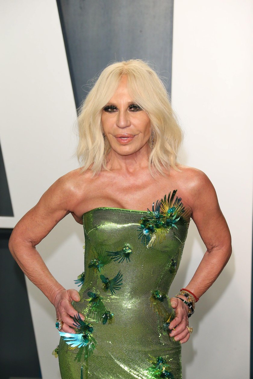 Donatella Versace na imprezie „Vanity Fair”