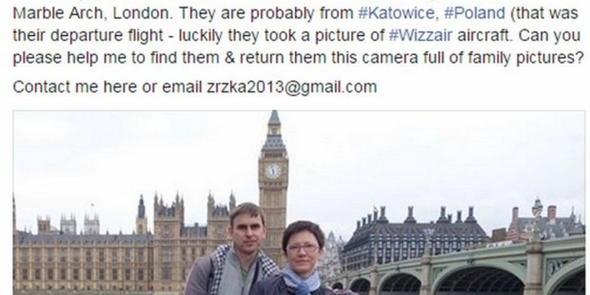 Polska rodzina zgubiła aparat w Anglii. Zaskakujący finał sprawy 
