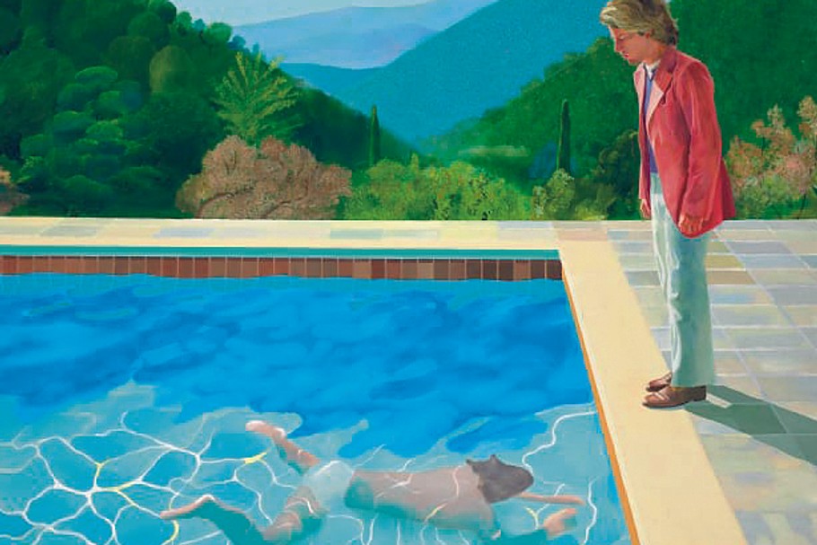 90 mln dol. David Hockney -  Portrait of an Artist (Pool with Two Figures), 1972 r.