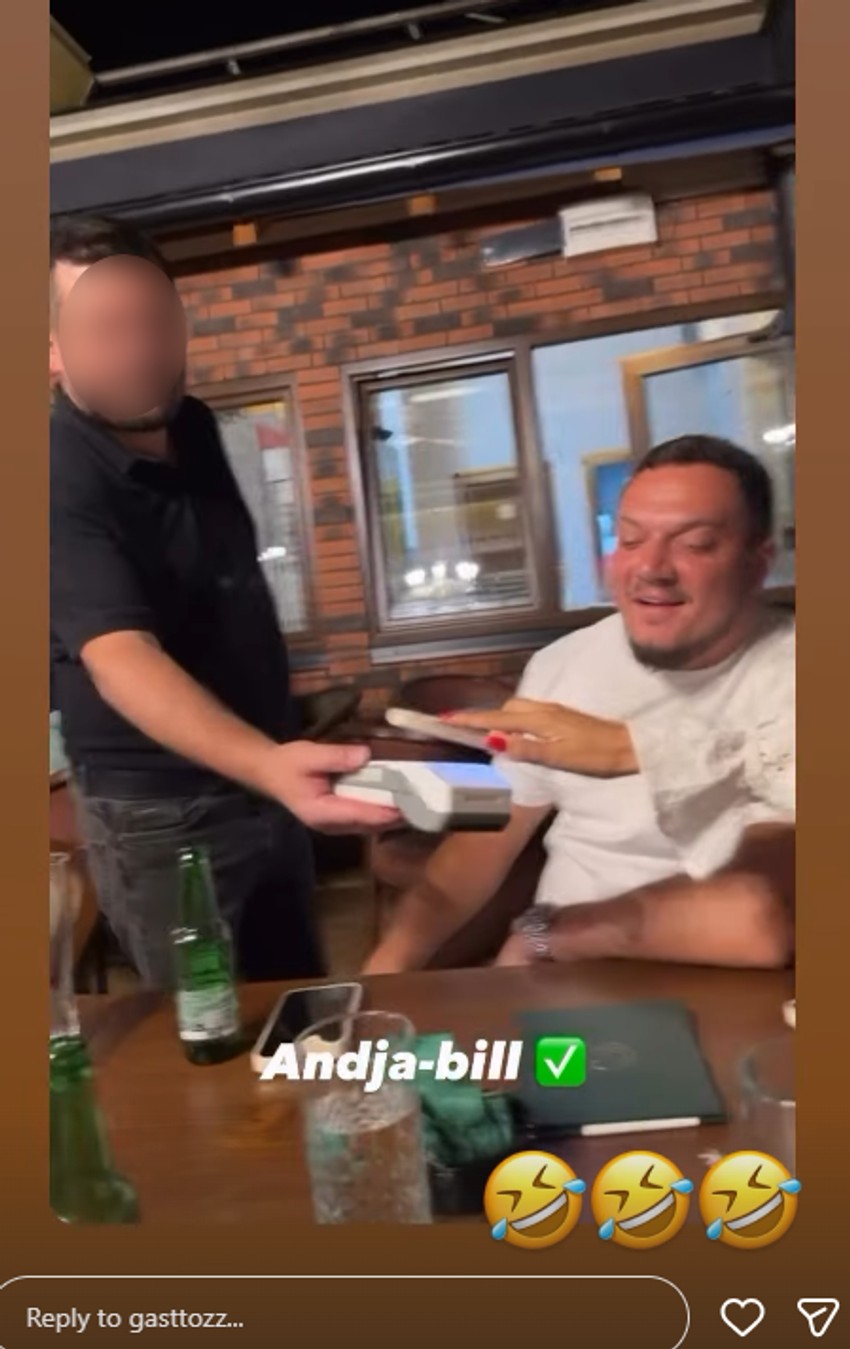 Gastoz pije, a Anđela plaća: Snimak iz kafane koji je podigao prašinu