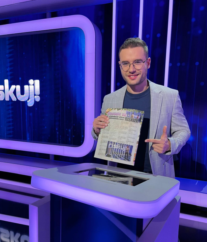 Dušan Ambróš v relácii Riskuj.