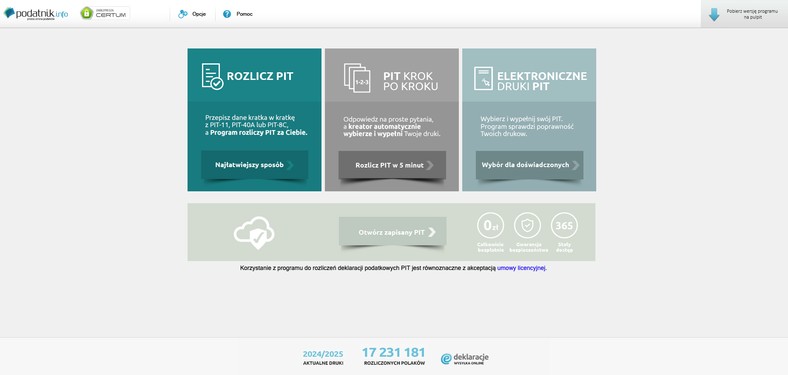 Podatnik.info – Twój portal podatkowy i darmowy program do PIT