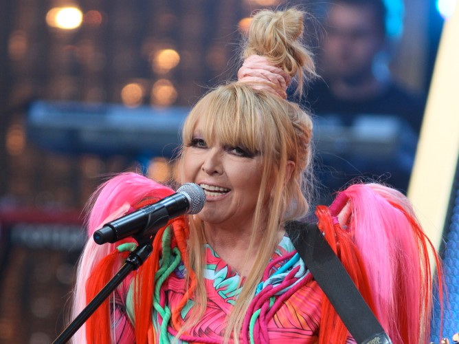 Maryla Rodowicz podczas koncertu 'Telehity w Teleexpressowym tempie'