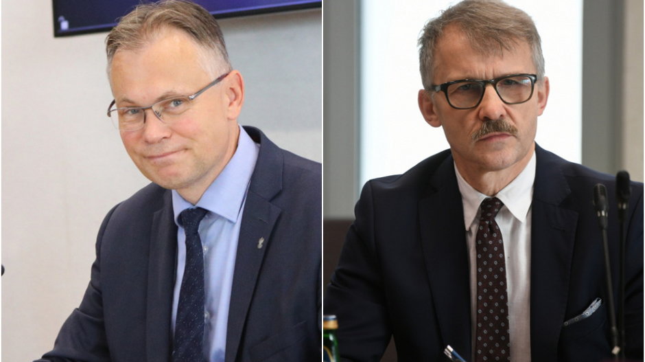 Od lewej: Arkadiusz Mularczyk, Leszek Mazur