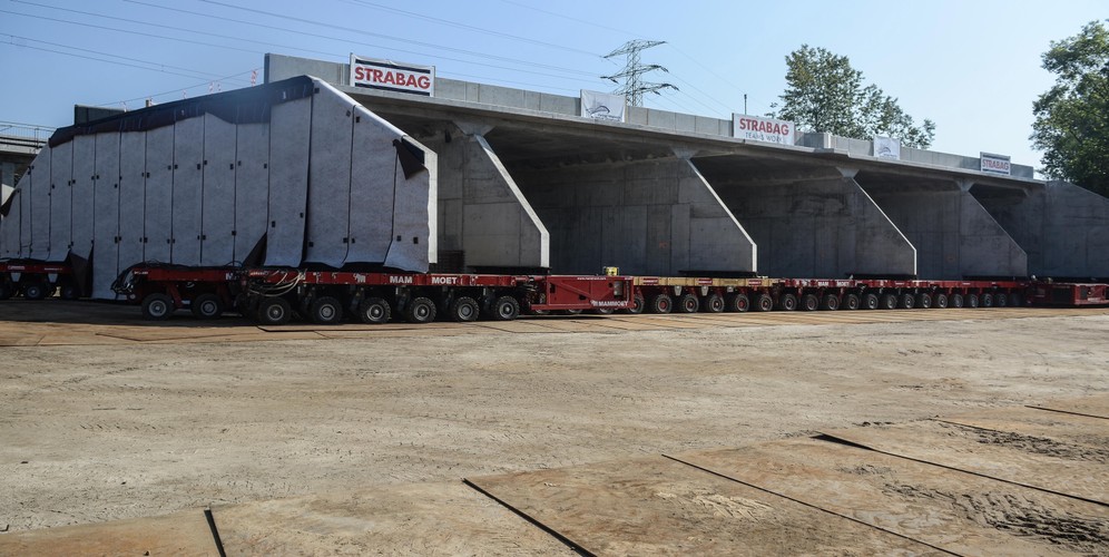 Plac budowy Trasy Świętokrzyskiej w Warszawie <br><br> fot. (zuz) PAP/Jakub Kamiński