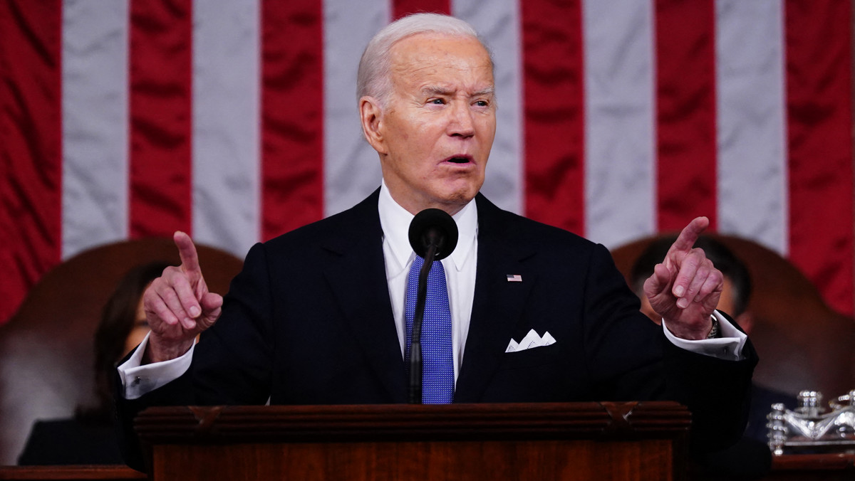 Orędzie prezydenta USA. Biden mówił o Ukrainie, demokracji i prawach kobiet