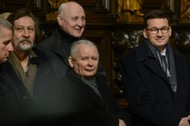 Jarosław Kaczyński, Mateusz Morawiecki, Jan Maria Tomaszewski