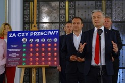Opodatkowanie Kościoła. Biedroń do rywali w wyborach: Podpiszecie?