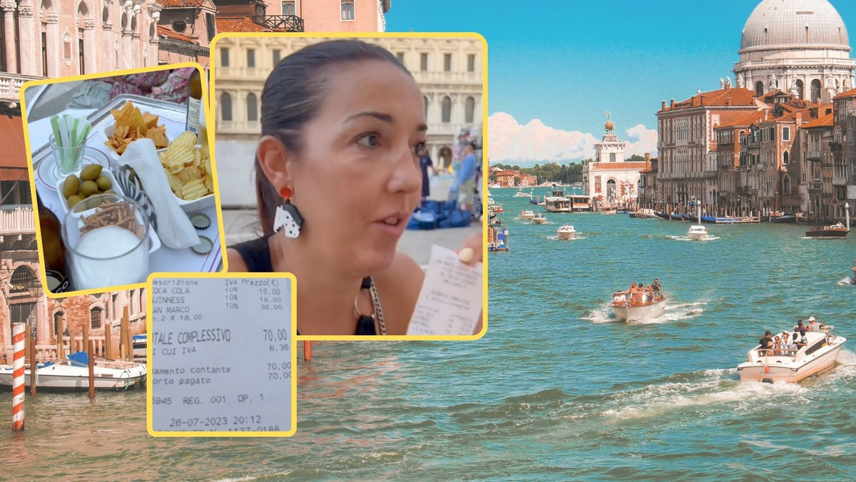 Turyści przeżyli szok w Wenecji. "Policja musi przyjechać, bo nie płacę"