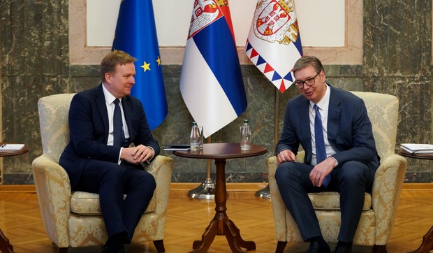 Aleksandar Vučić i Peter Sorensen