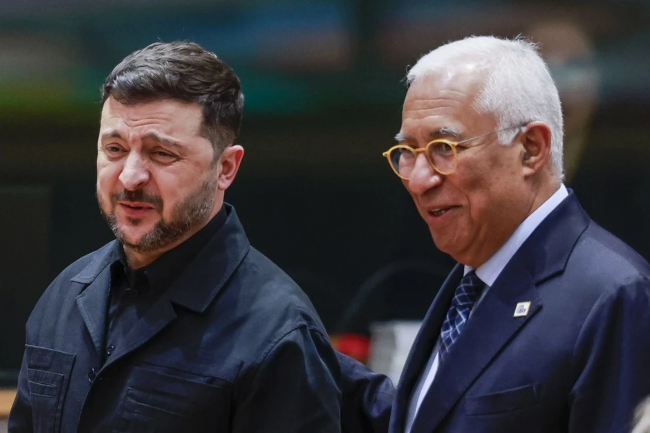 Volodimir Zelenski i Antonio Košta