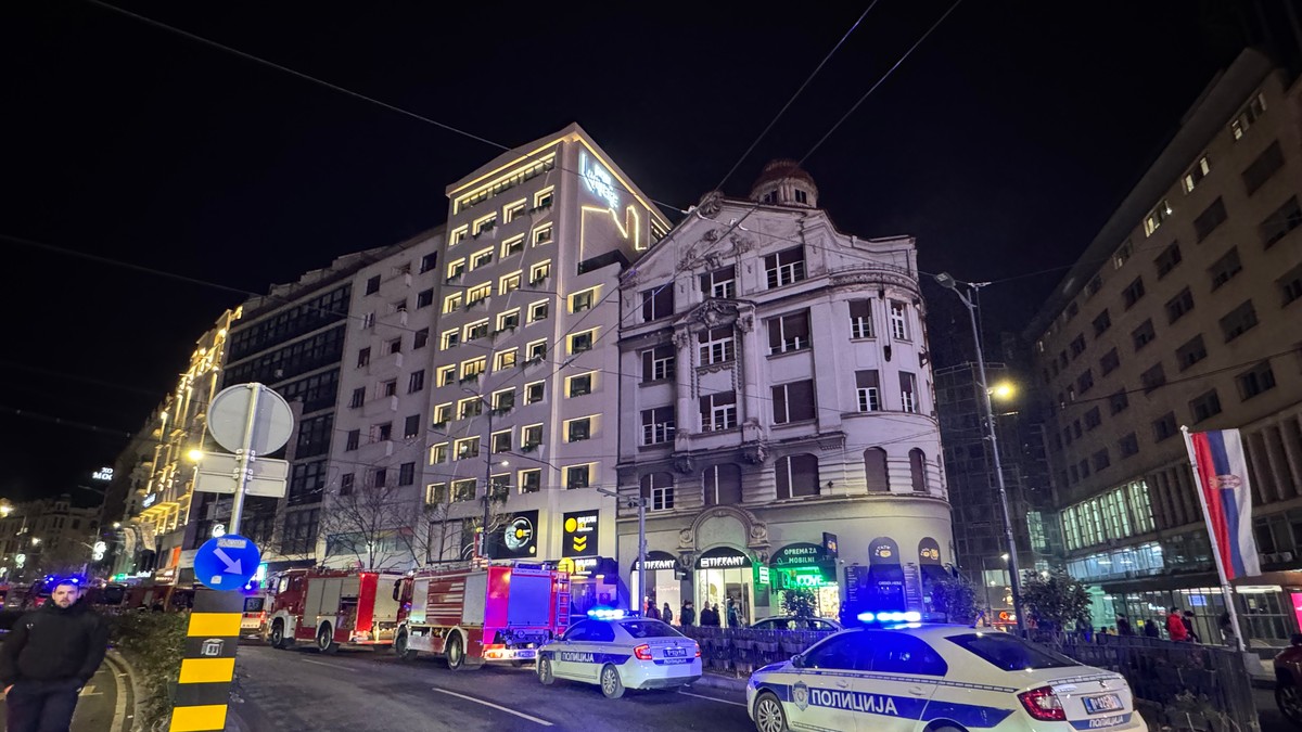 požar na Terazijama