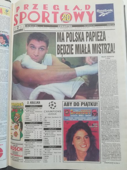 "Przegląd Sportowy" z 2 października 1997 r.