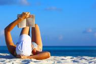 czytanie, plaża, książka