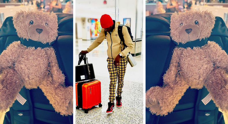 Meet Jose Chameleone's travel companion teddy bear 'Kiweewa', his ideal qualities/Instagram