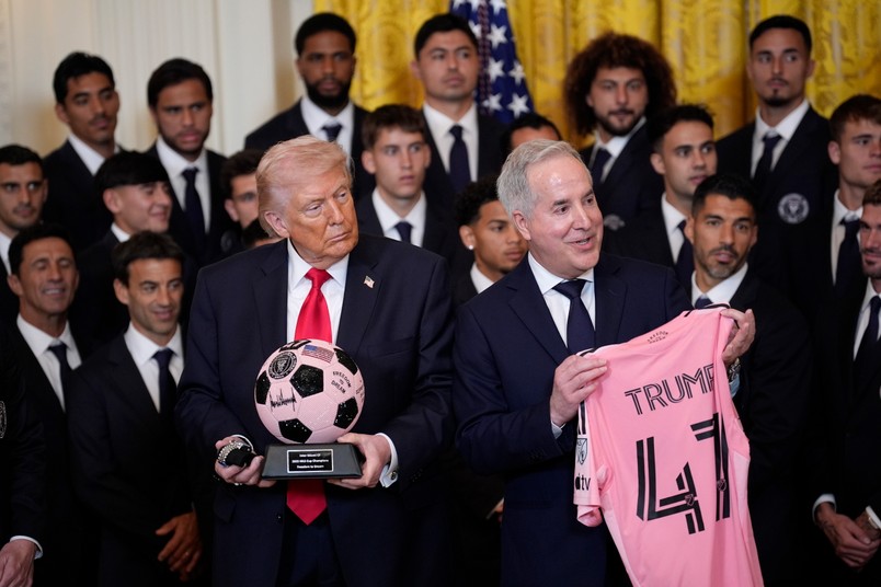 Lionel Messi spotkał się w Białym Domu z Donaldem Trumpem [FOTO]