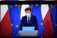 Michał Dworczyk na konferencji prasowej