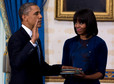 Michelle Obama i Barack Obama / Fot. AFP