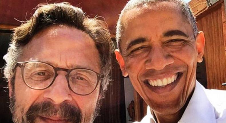 Marc Maron and U.S President, Obama