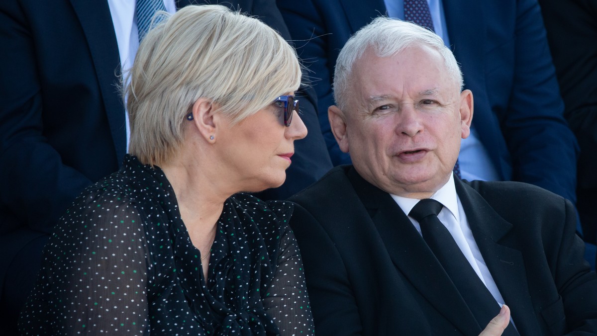 Julia Przyłębska i Jarosław Kaczyński