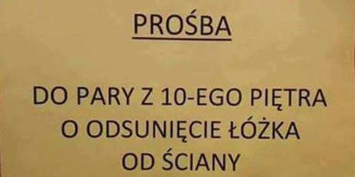 Najdziwniejsze ogłoszenia na klatkach schodowych. Zobacz zdjęcia