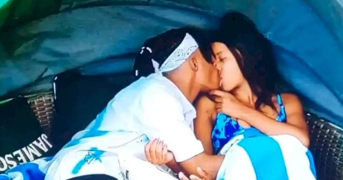 ‘BBTitans’: Kanaga Jnr and Tsatsii finally kiss in Biggie’s house