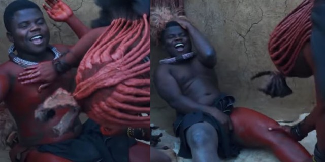 Village Guest Sex Videos - Ghanaian vlogger screams as lady attends to him at Himba village where  visitors are given sex | Pulse Ghana