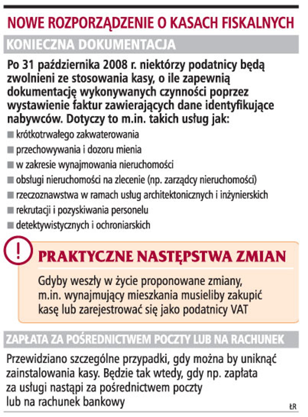 Nowe rozporządzenie o kasach fiskalnych