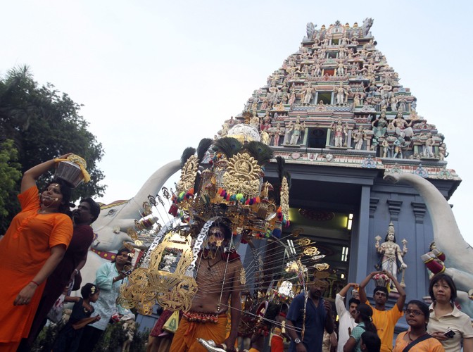singapur święto festiwal thaipusam
