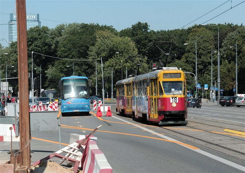 Jeździmy po torach na Marszałkowskiej