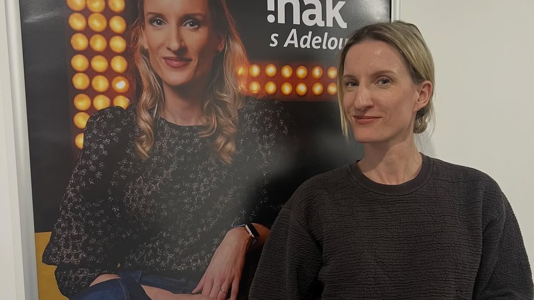 Moderátorka Adela Vinczeová.
