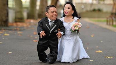 Shortest married couple in the world [Guinnessworldrecord]
