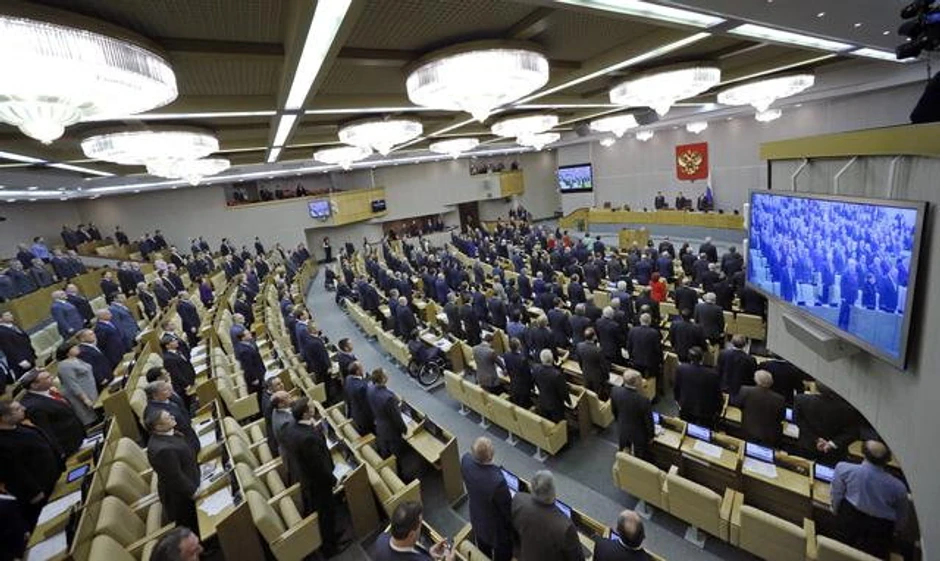 Zasedanje ruske Državne dume