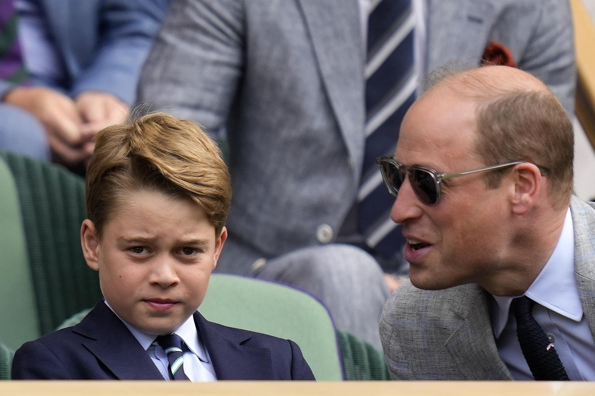 Kráľovská rodina na Wimbledone.