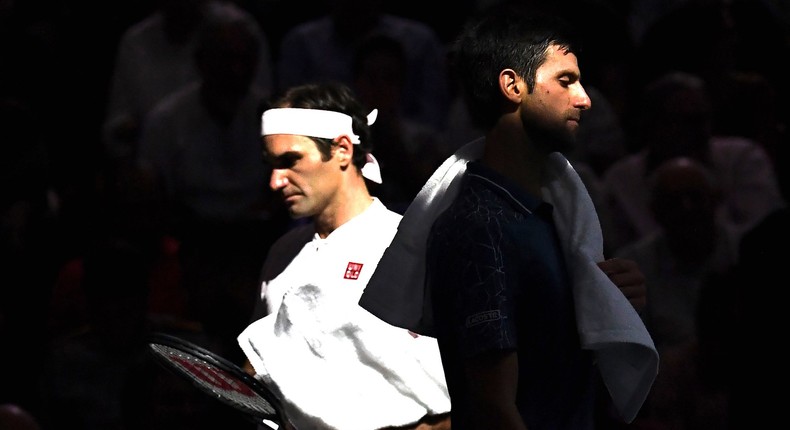 Roger Federer and Novak Djokovic rivalry