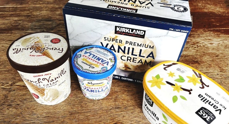 I tried vanilla ice cream from Whole Foods, Wegmans, Trader Joe's, and Costco.Ted Berg