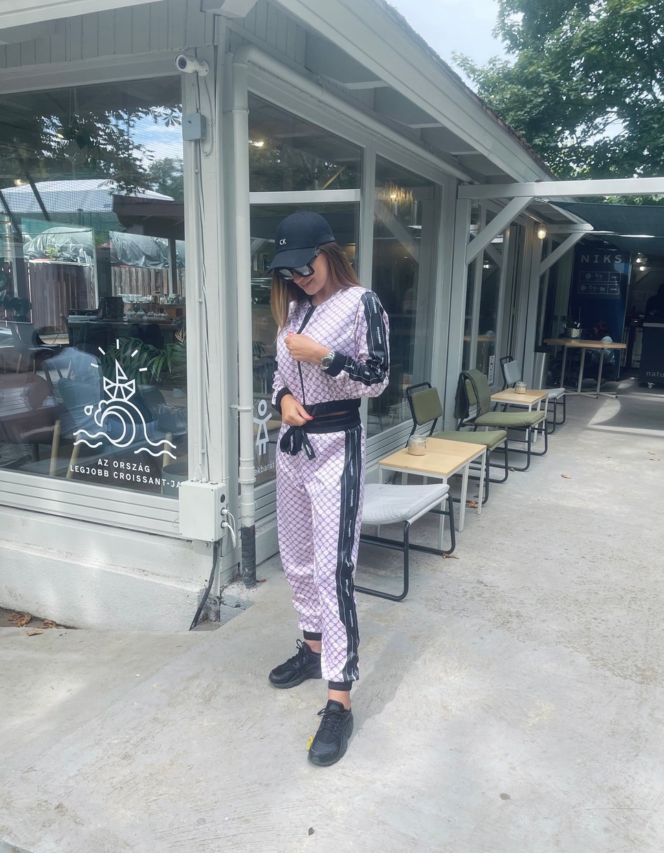 Dombai Laura ma kedvenc melegítő szettjét viselte