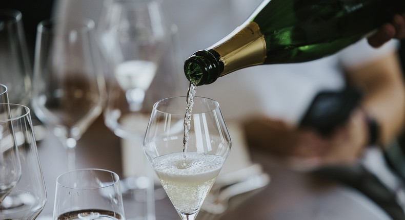 Master sommelier Richard Hemming recommends using universal wine glasses over flutes to enhance Champagne's aroma and flavour.67 Pall Mall