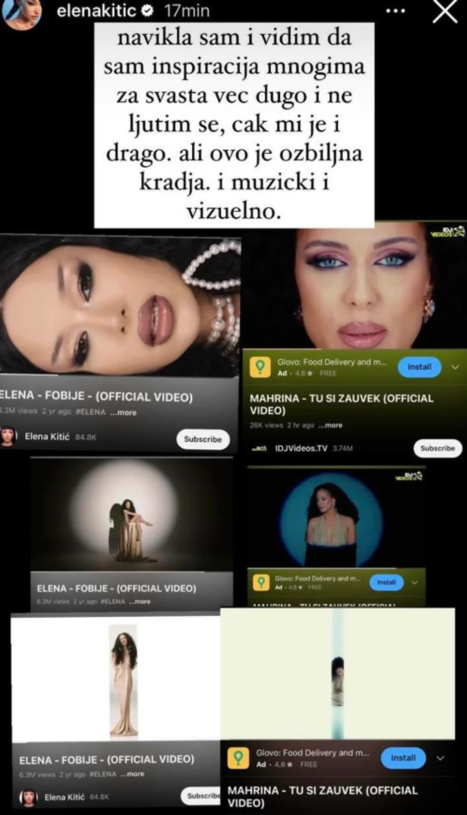 Objava na Instagramu