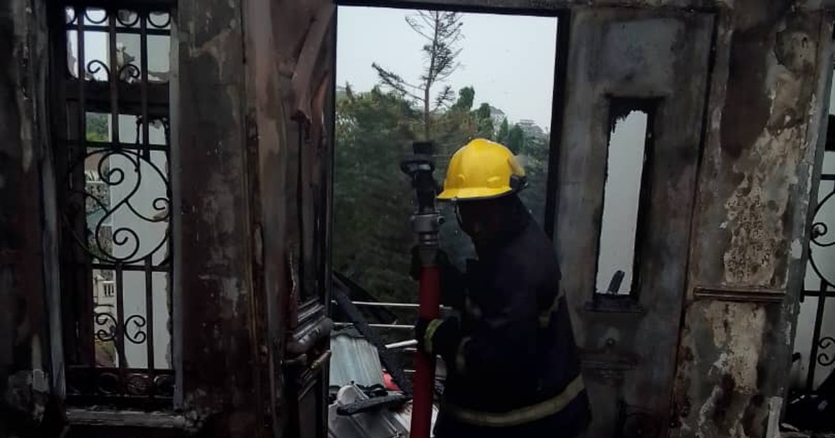 Fire razes FCT minister's private residence - Vimarsana News