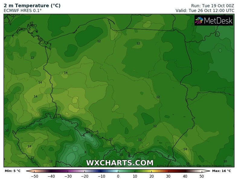 Na początku przyszłego tygodnia znów mamy szansę na wzrost temperatury