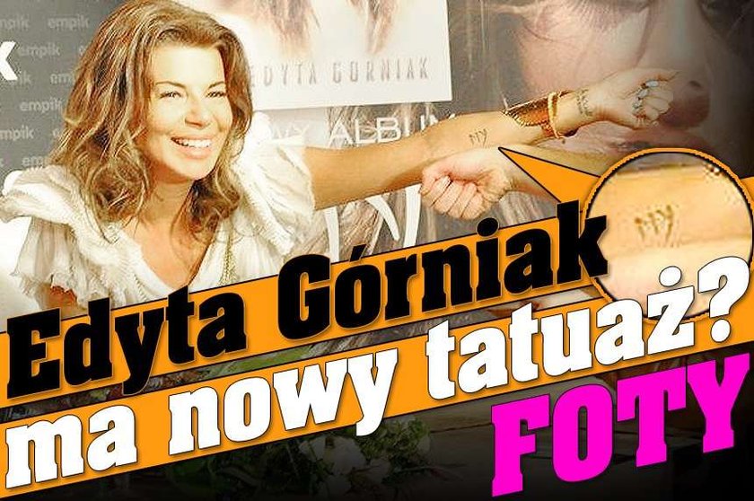 Edyta Górniak ma nowy tatuaż? FOTY