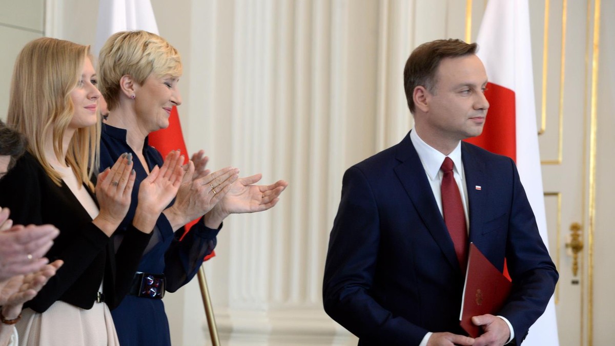 WARSZAWA ANDRZEJ DUDA AKT WYBORU NA PREZYDENTA