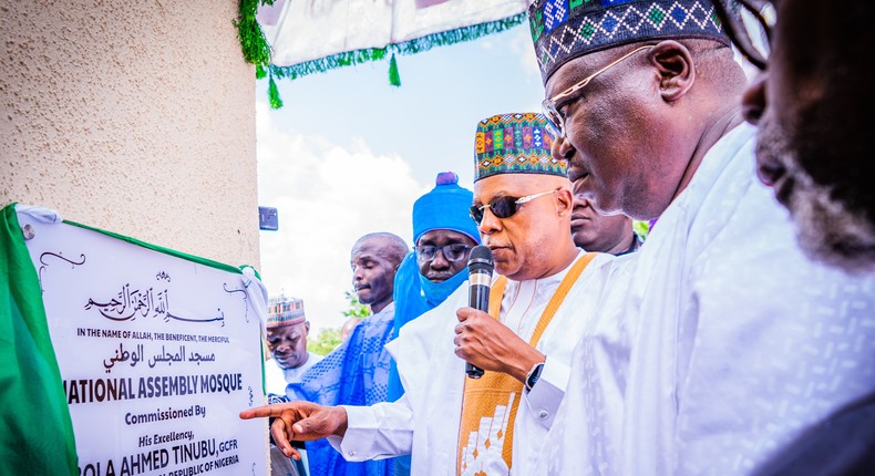 Tinubu commissions NASS Central Mosque, urges Muslims on humility. [Presidency]