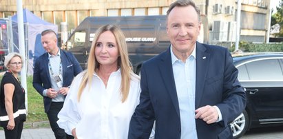 Joanna Kurska w Opolu u boku męża. Olśniła stylizacją. A te buty!