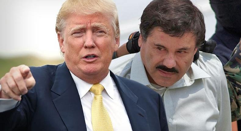 Donald Trump and El Chapo
