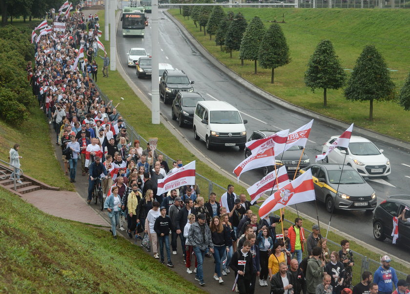 Protesty na Białorusi