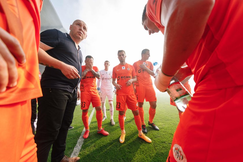 Pilka nozna. Ekstraklasa. Cracovia Krakow - Zaglebie Lubin. 17.08.2018