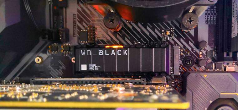 Test WD Black SN850X HS 1 TB: amerykanie ponownie w czołówce stawki dysków SSD