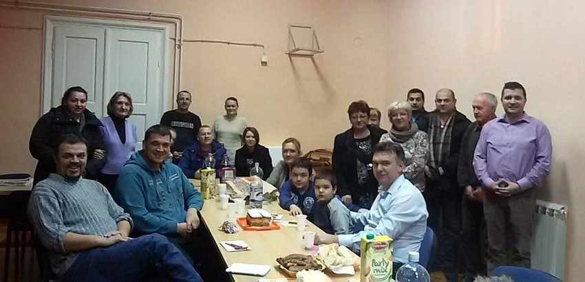 Proslava rođendana u sali skupštine